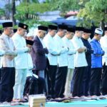 Wakapolri dan PJU Polri Laksanakan Salat Ied di Lapangan Bhayangkara
