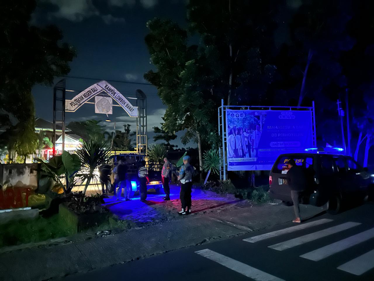 Patroli Rutin Polsek Kuripan Jaga Kondusifitas Malam Hari di Wilayah Rawan