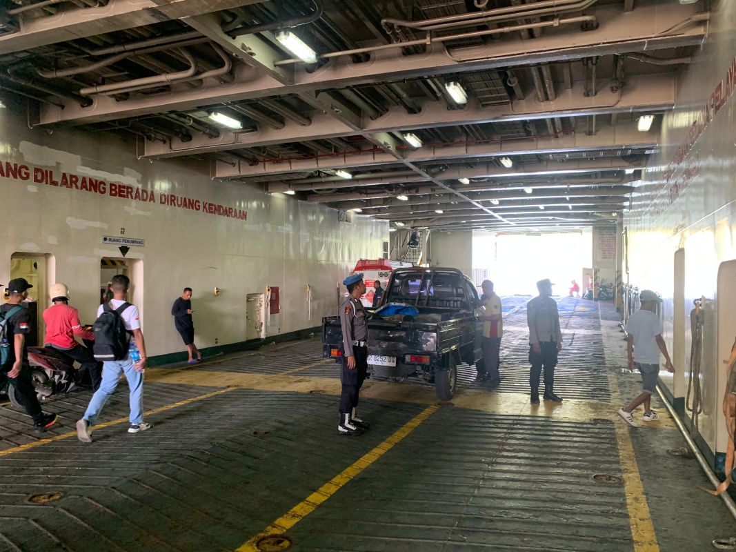 Sinergi Pengamanan Pelabuhan Lembar Hadapi Lonjakan Penumpang