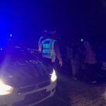 Patroli Malam Satlantas Polres Lombok Barat Jaga Ketertiban Arus Lalu Lintas dan Cegah Balap Liar