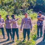 Polres Lombok Barat Dampingi Polda NTB Tinjau Lahan Jagung di Sekotong